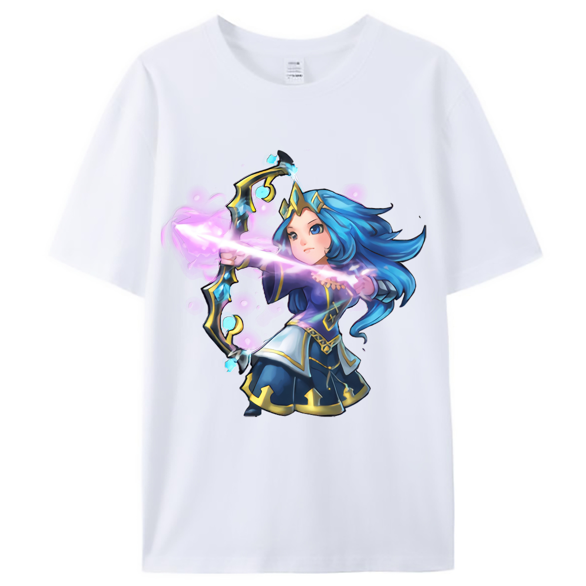 （画像用） リーグ・オブ・レジェンド League of Legends LOL レディースカジュアルプリントTシャツ（綿100％）
