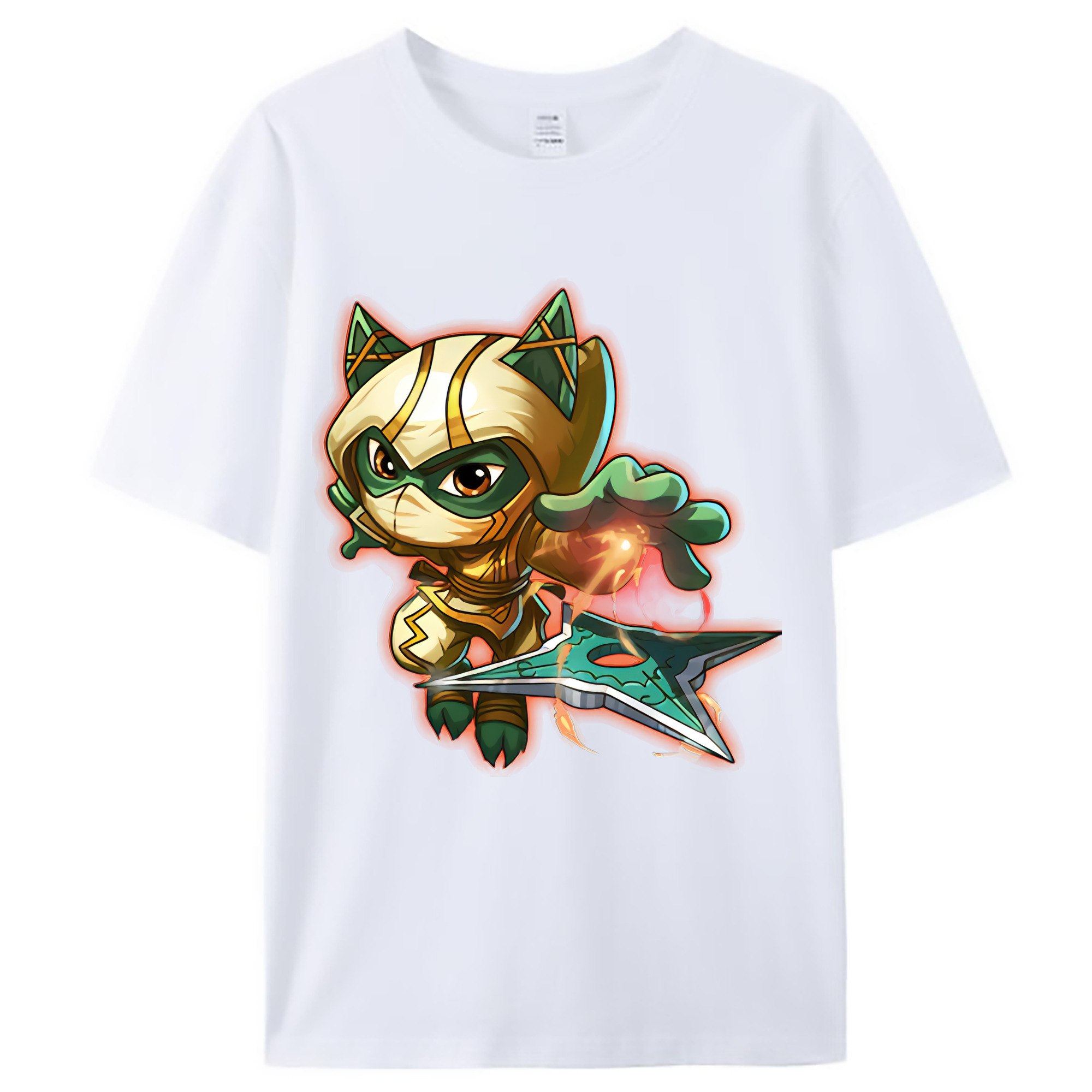 （画像用） リーグ・オブ・レジェンド League of Legends LOL レディースカジュアルプリントTシャツ（綿100％）
