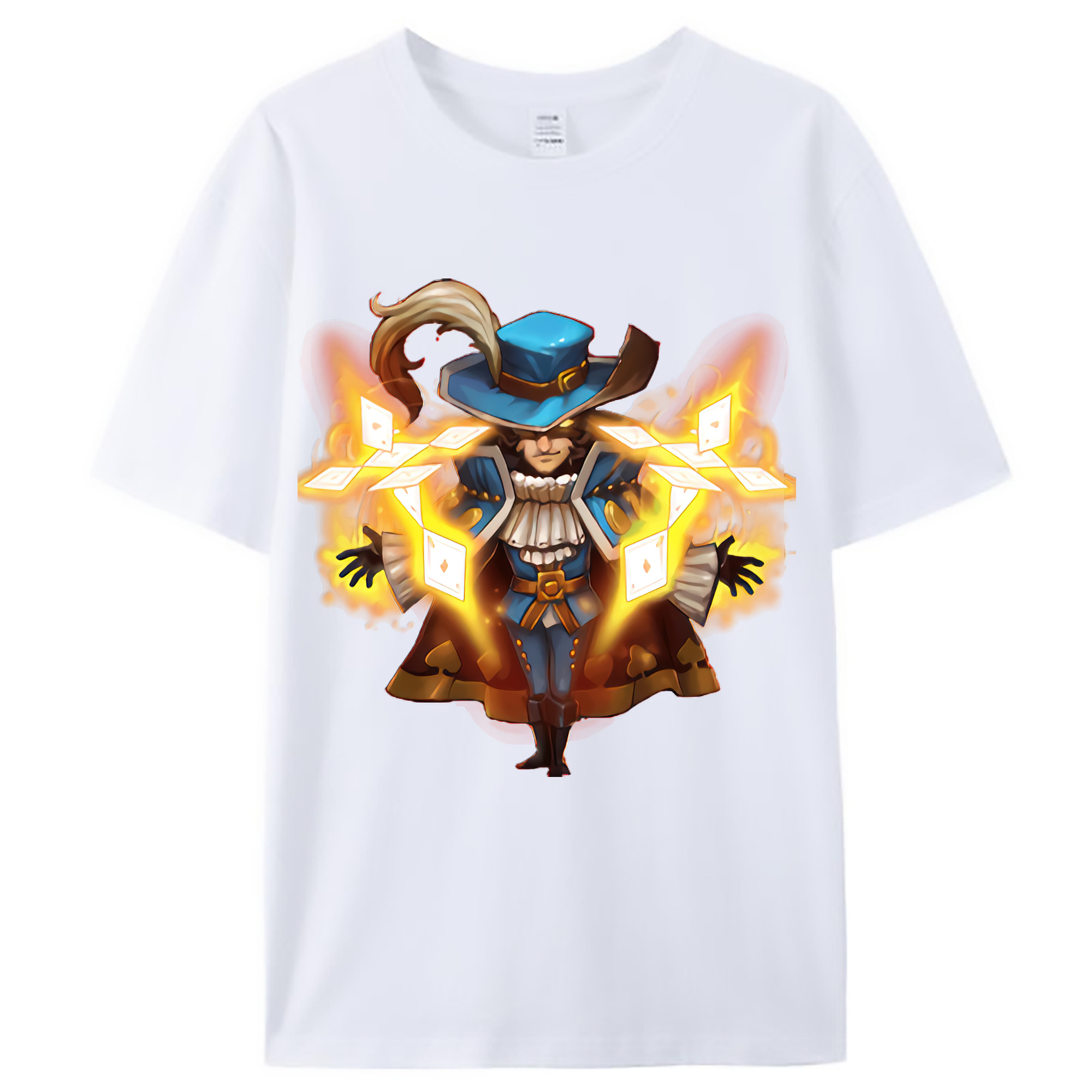 （画像用） リーグ・オブ・レジェンド League of Legends LOL レディースカジュアルプリントTシャツ（綿100％）