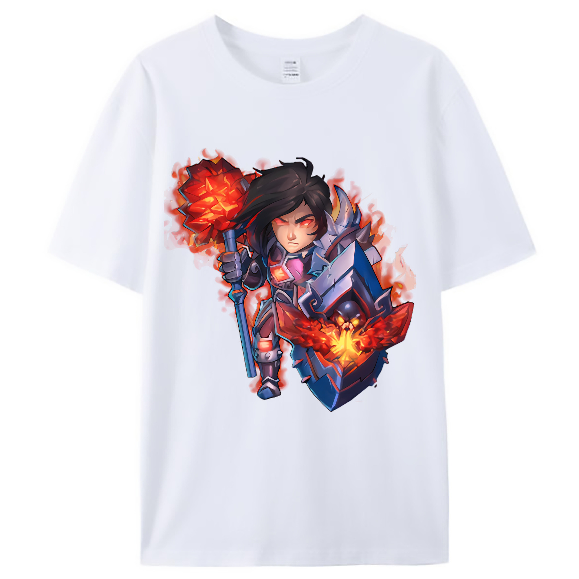 （画像用） リーグ・オブ・レジェンド League of Legends LOL レディースカジュアルプリントTシャツ（綿100％）