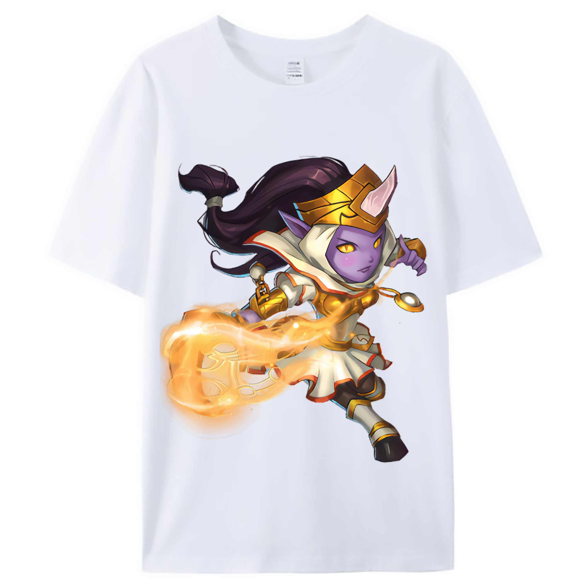 （画像用） リーグ・オブ・レジェンド League of Legends LOL レディースカジュアルプリントTシャツ（綿100％）