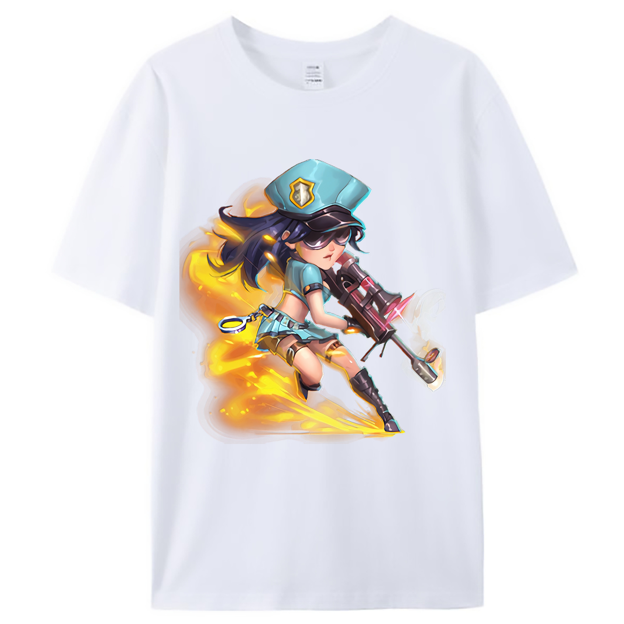 （画像用） リーグ・オブ・レジェンド League of Legends LOL レディースカジュアルプリントTシャツ（綿100％）