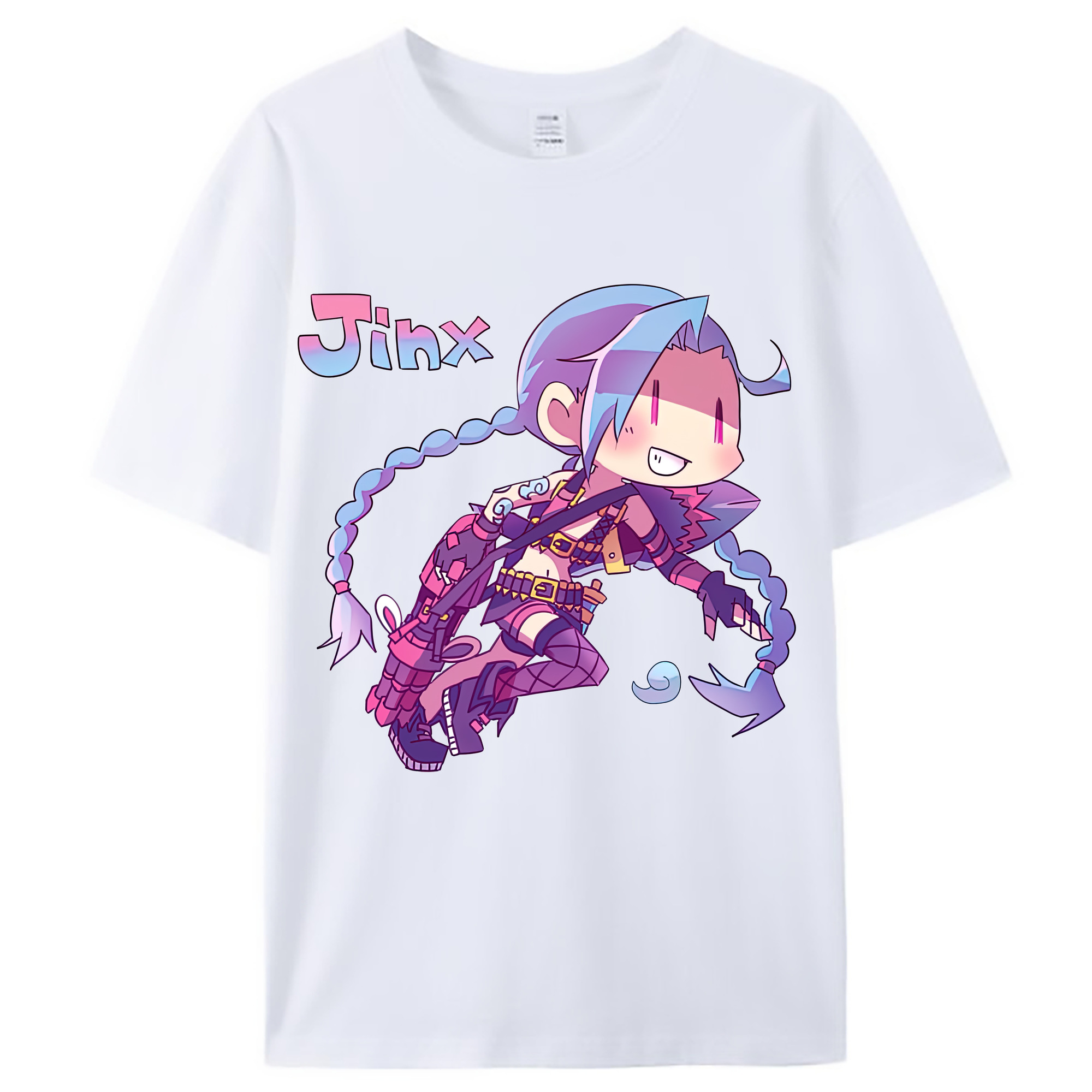 （画像用） リーグ・オブ・レジェンド League of Legends LOL レディースカジュアルプリントTシャツ（綿100％）