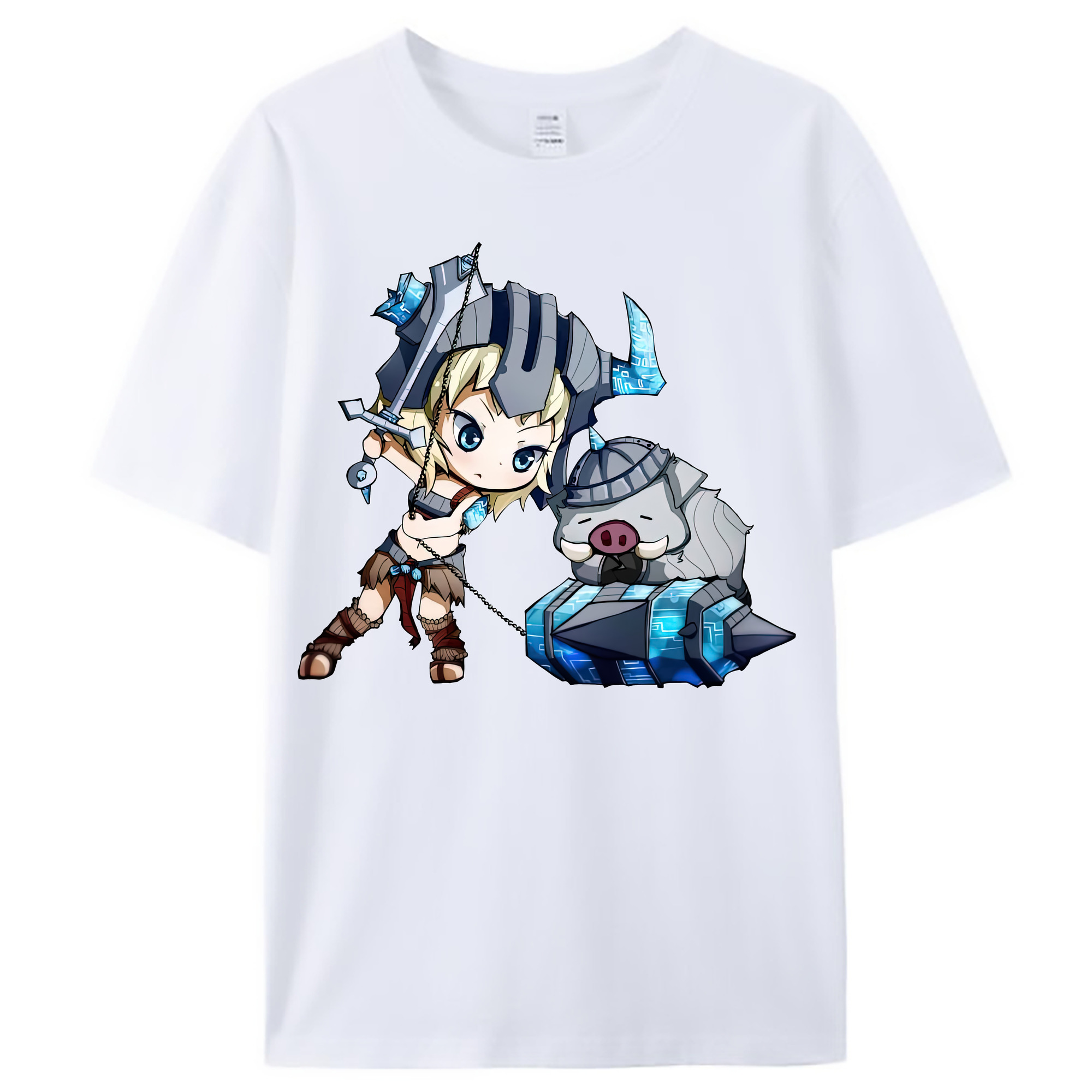 （画像用） リーグ・オブ・レジェンド League of Legends LOL レディースカジュアルプリントTシャツ（綿100％）