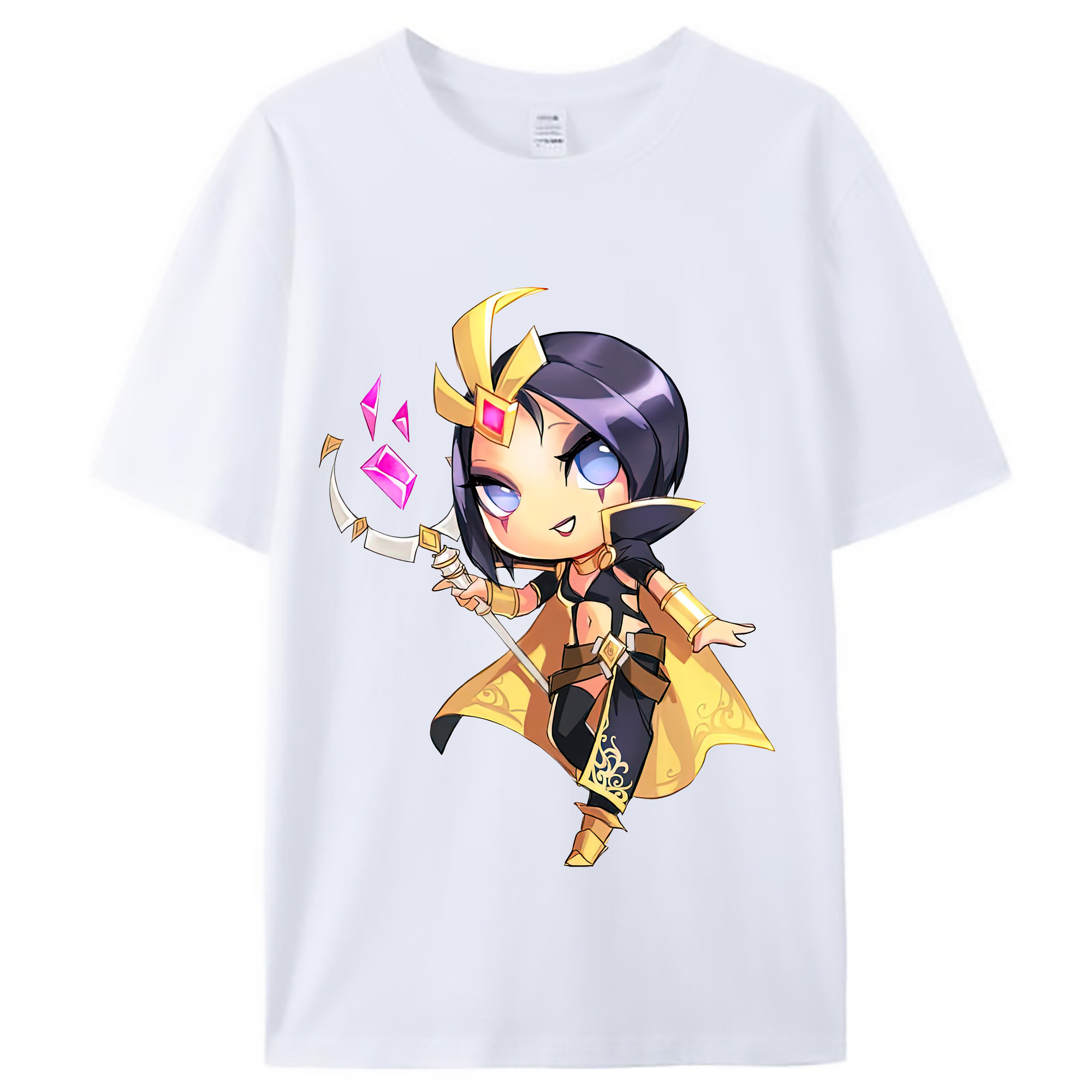 （画像用） リーグ・オブ・レジェンド League of Legends LOL レディースカジュアルプリントTシャツ（綿100％）