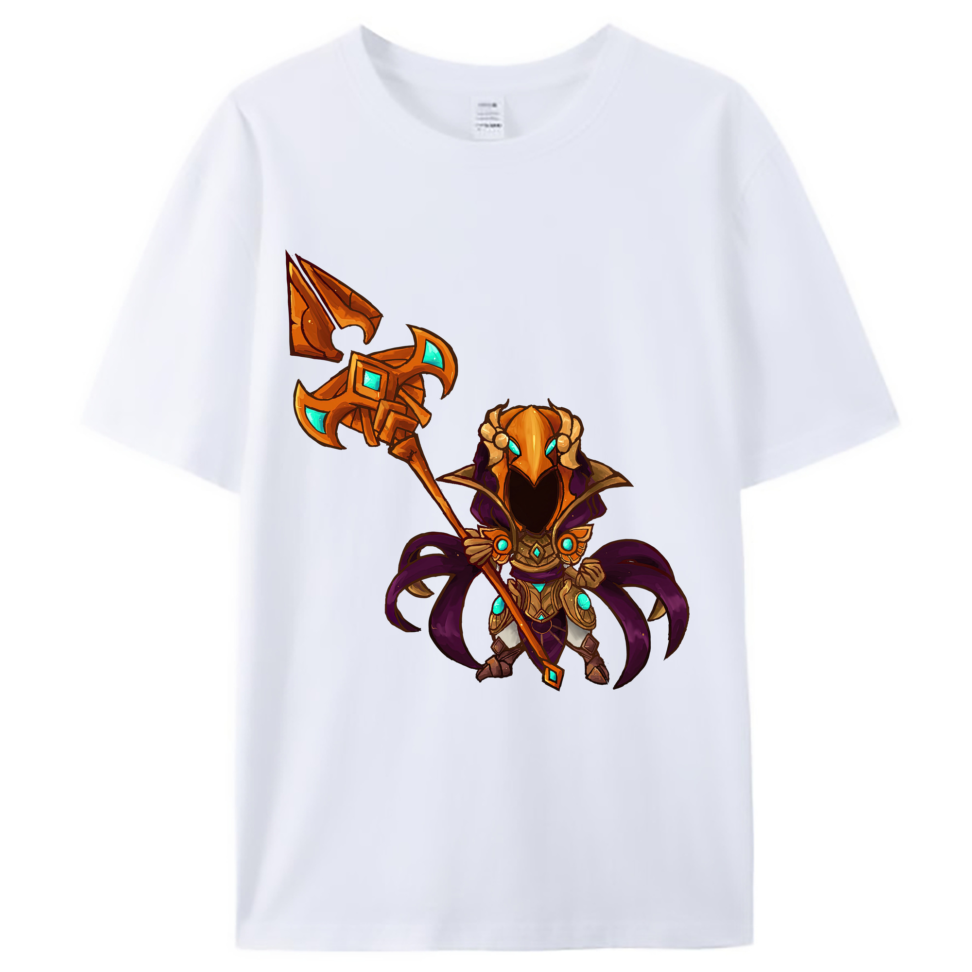 （画像用） リーグ・オブ・レジェンド League of Legends LOL レディースカジュアルプリントTシャツ（綿100％）
