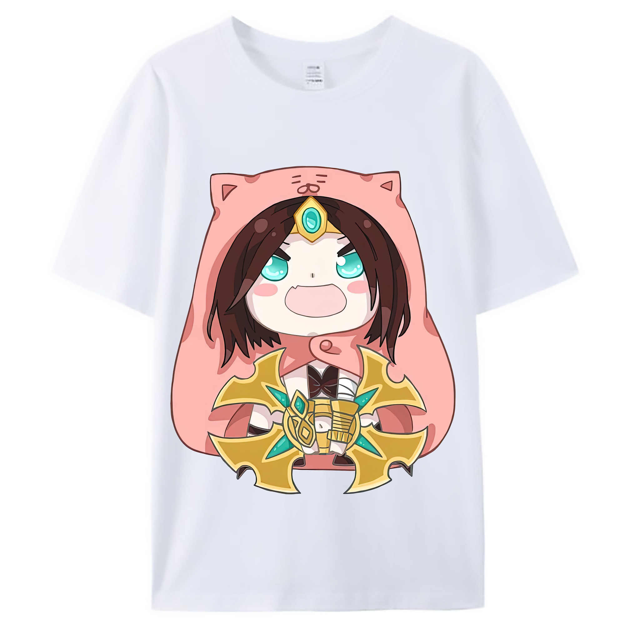 （画像用） リーグ・オブ・レジェンド League of Legends LOL レディースカジュアルプリントTシャツ（綿100％）