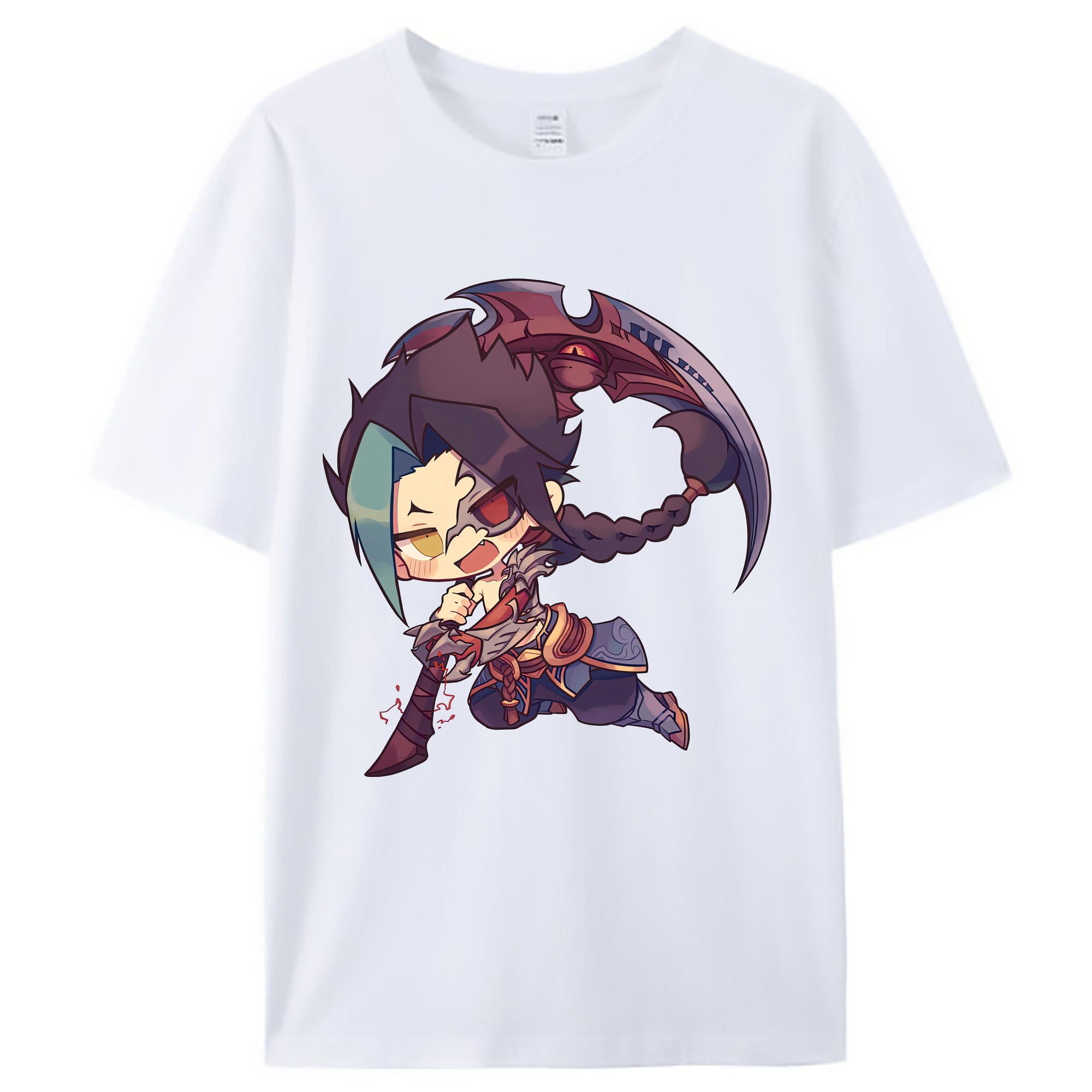 （画像用） リーグ・オブ・レジェンド League of Legends LOL レディースカジュアルプリントTシャツ（綿100％）