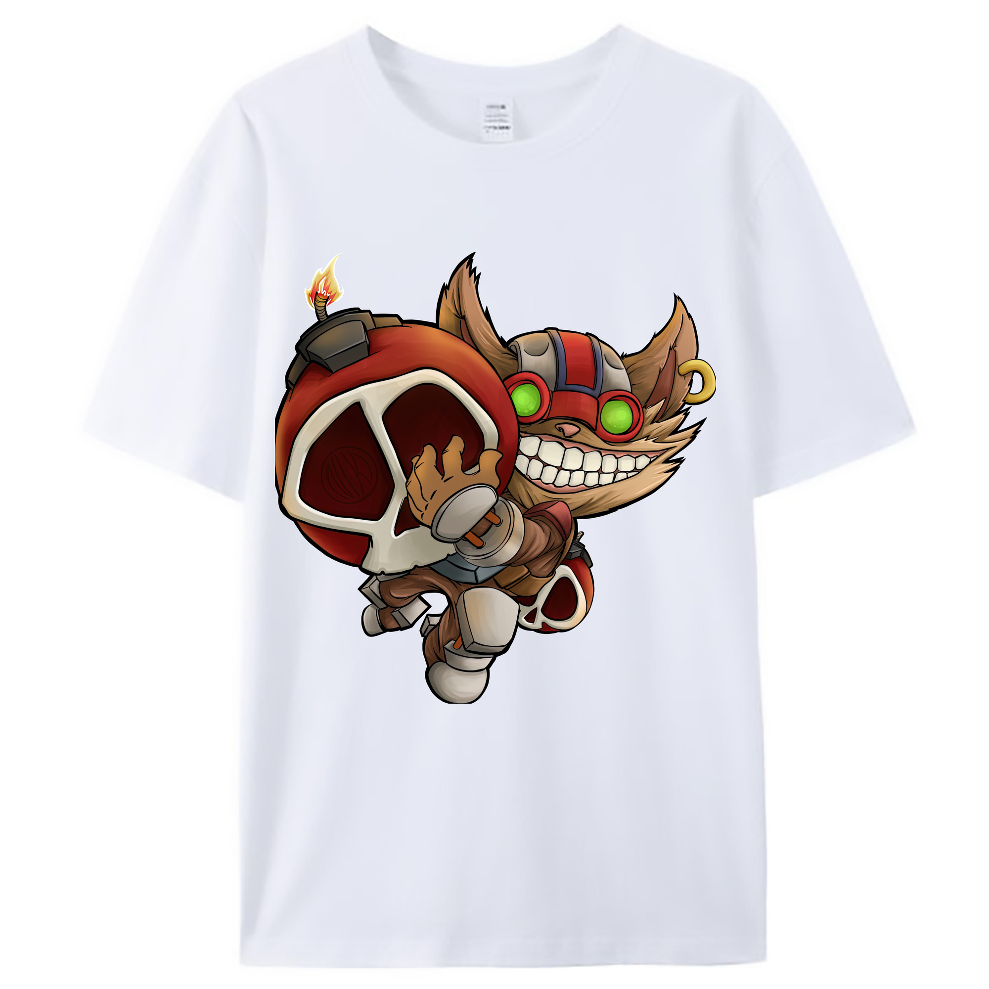 （画像用） リーグ・オブ・レジェンド League of Legends LOL レディースカジュアルプリントTシャツ（綿100％）