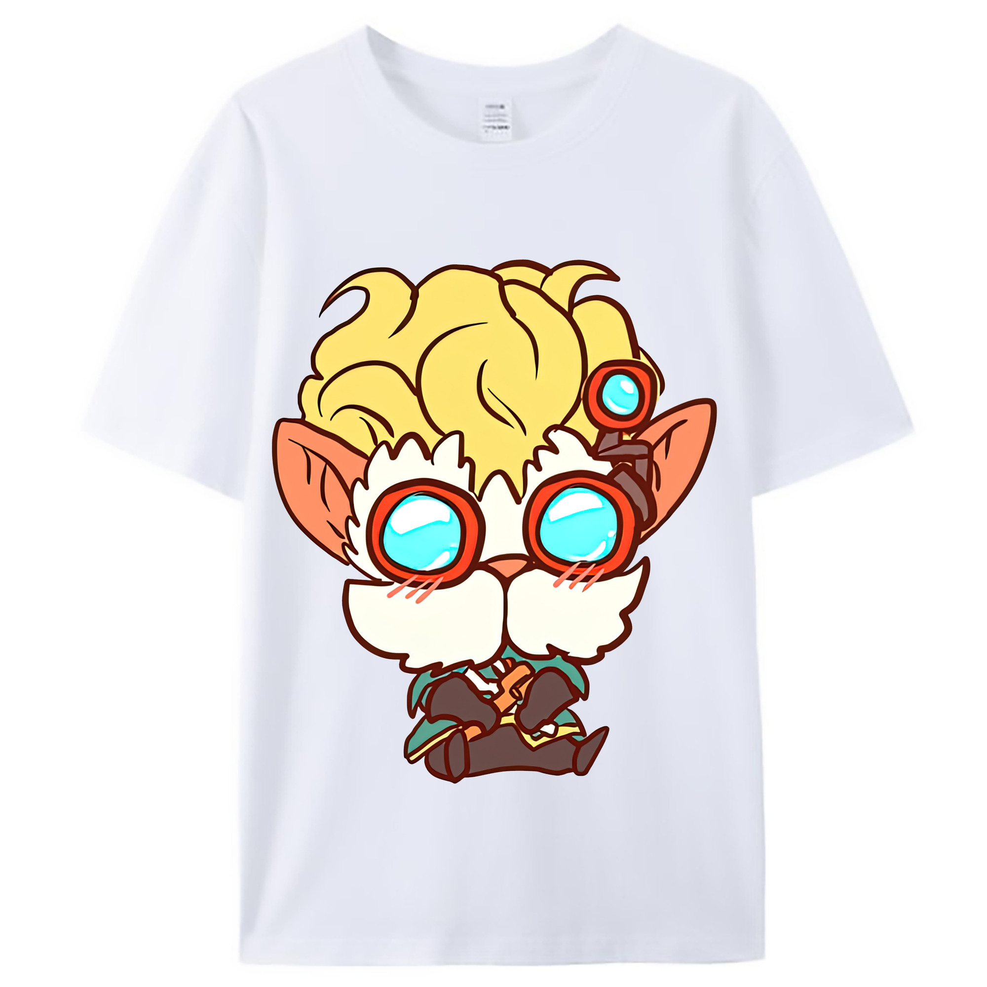 （画像用） リーグ・オブ・レジェンド League of Legends LOL レディースカジュアルプリントTシャツ（綿100％）