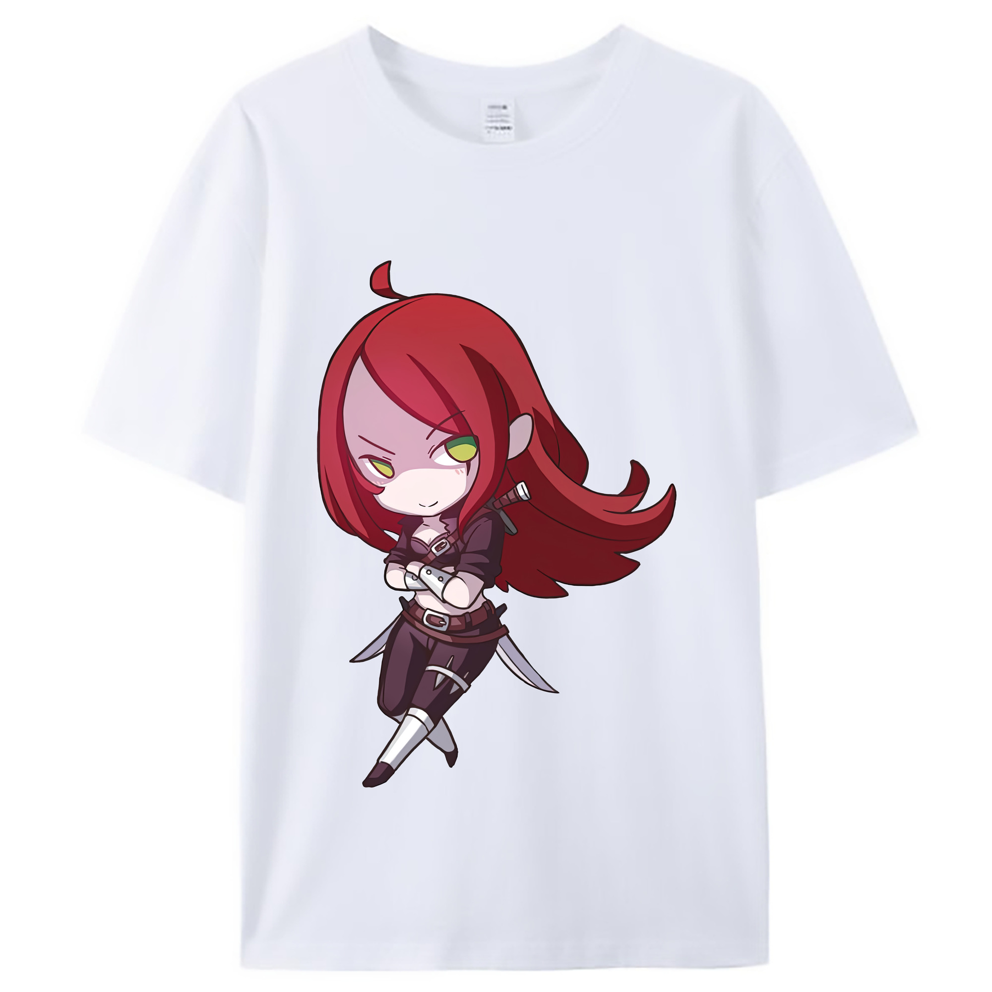 （画像用） リーグ・オブ・レジェンド League of Legends LOL レディースカジュアルプリントTシャツ（綿100％）