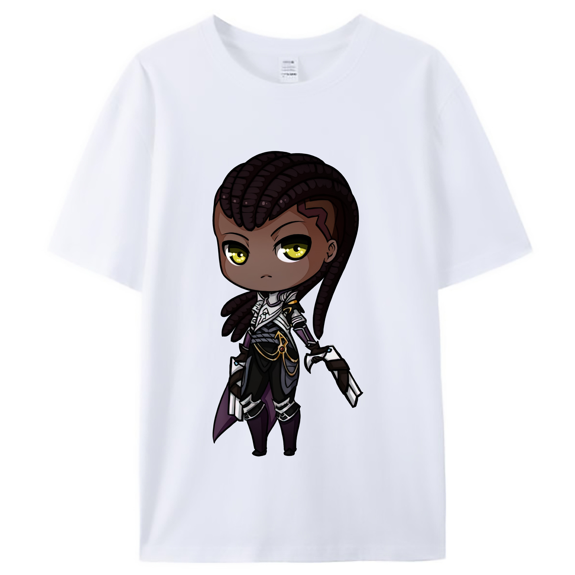 （画像用） リーグ・オブ・レジェンド League of Legends LOL レディースカジュアルプリントTシャツ（綿100％）