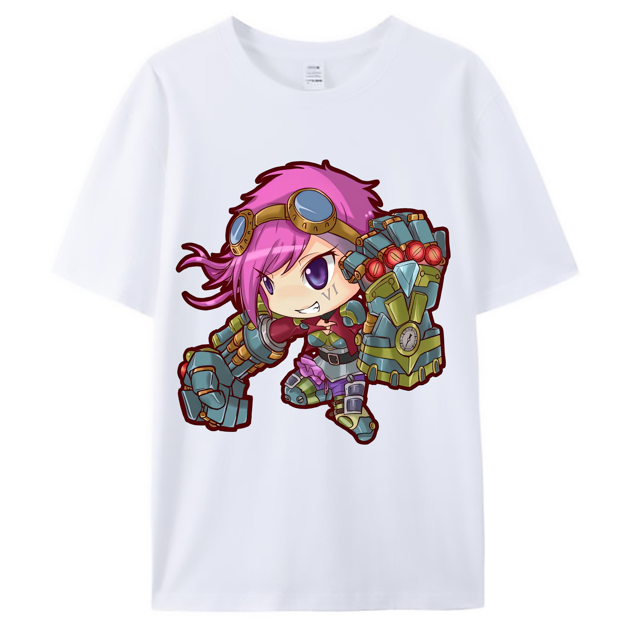 （画像用） リーグ・オブ・レジェンド League of Legends LOL レディースカジュアルプリントTシャツ（綿100％）