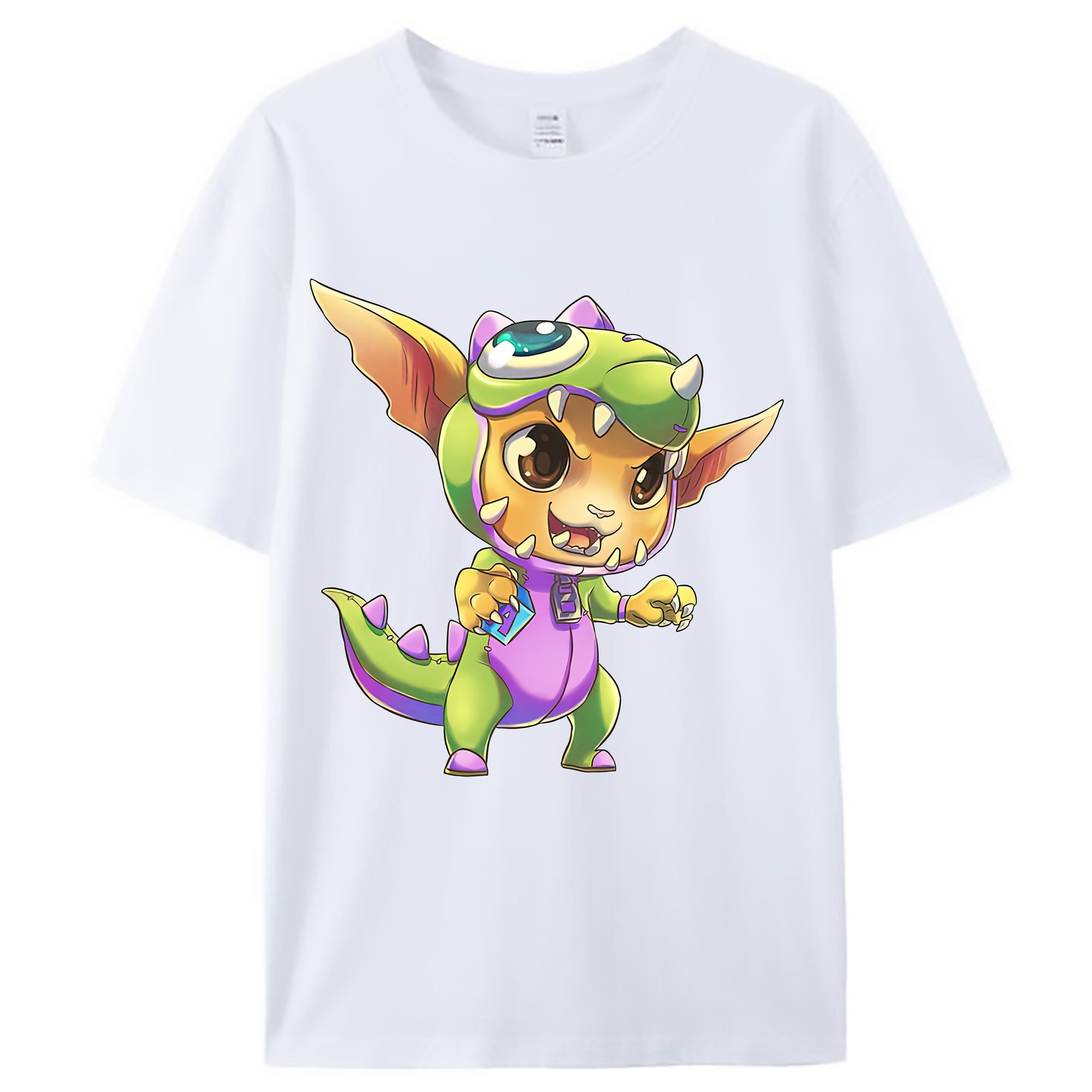 （画像用） リーグ・オブ・レジェンド League of Legends LOL レディースカジュアルプリントTシャツ（綿100％）
