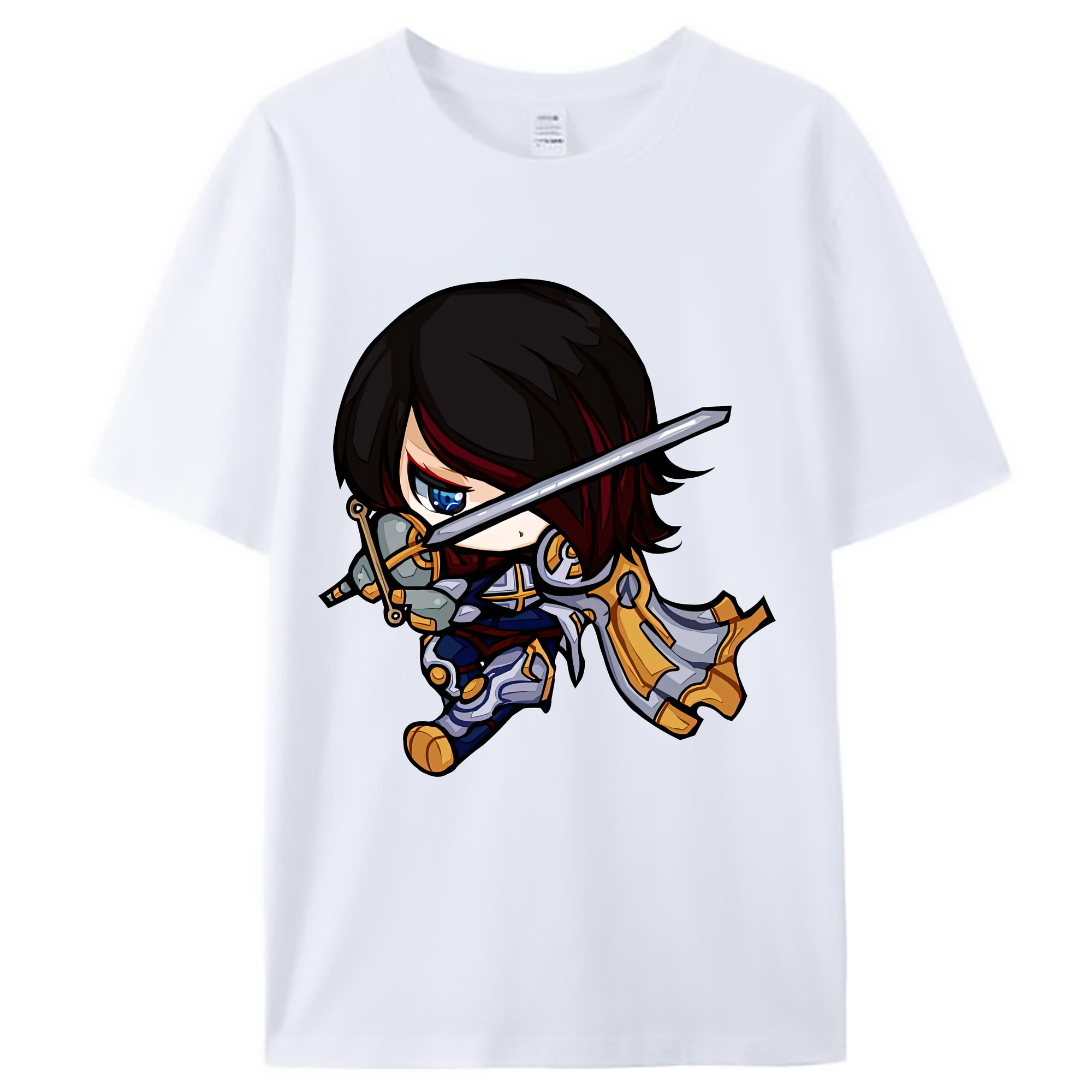 （画像用） リーグ・オブ・レジェンド League of Legends LOL レディースカジュアルプリントTシャツ（綿100％）