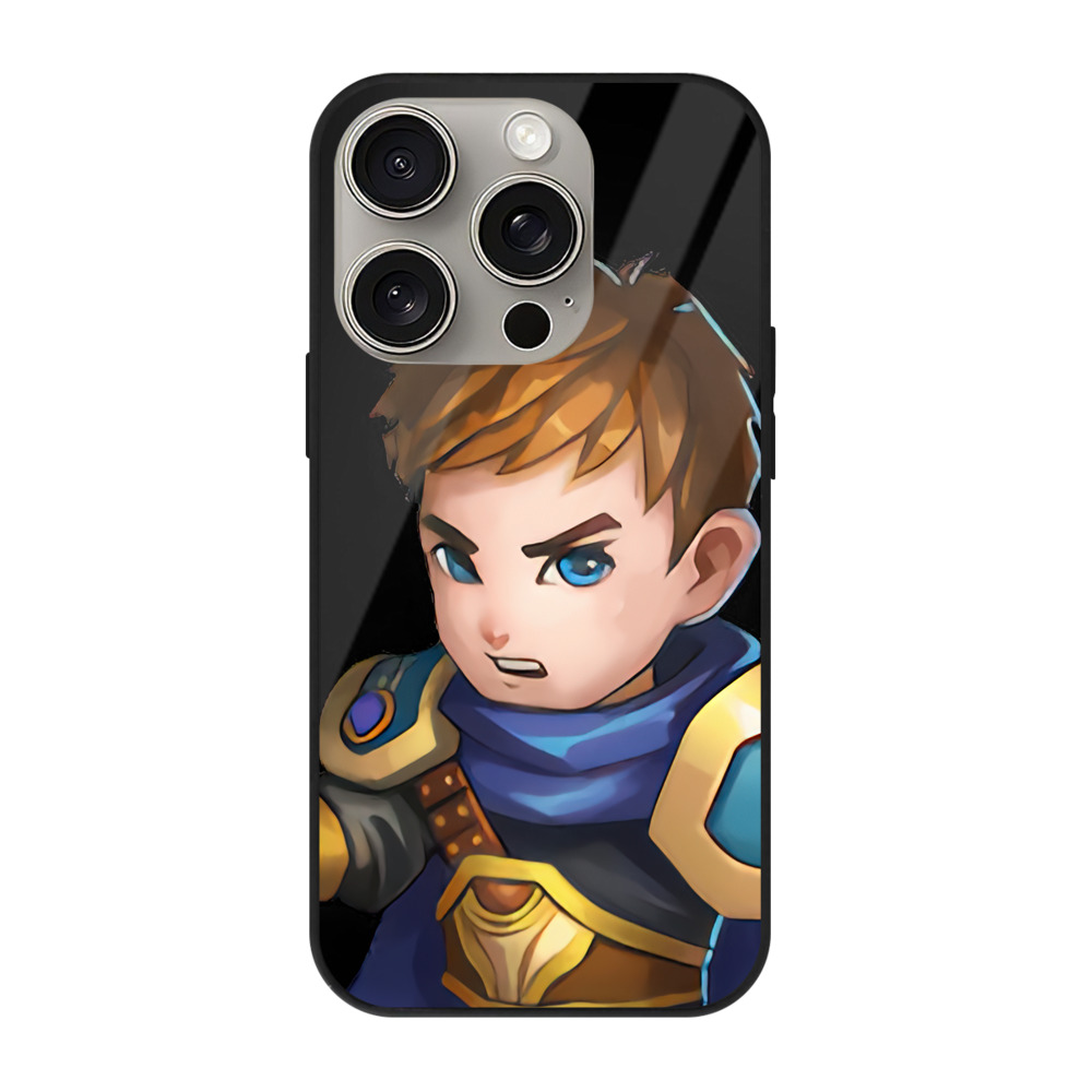 （画像用） リーグ・オブ・レジェンド League of Legends LOL 【iPhone15Pro対応】スマホケース 耐衝撃＆黄変防止 背面ガラス