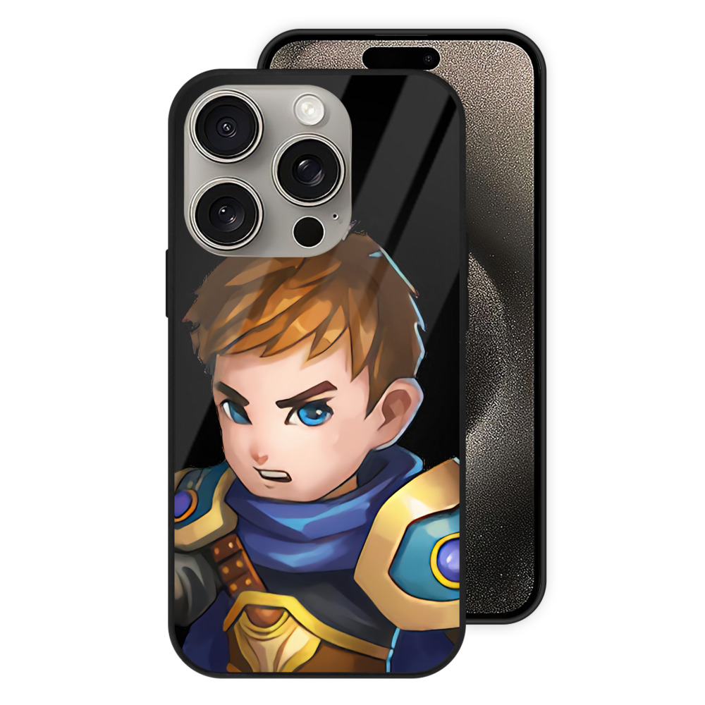 （画像用） リーグ・オブ・レジェンド League of Legends LOL 【iPhone15Pro対応】スマホケース 耐衝撃＆黄変防止 背面ガラス