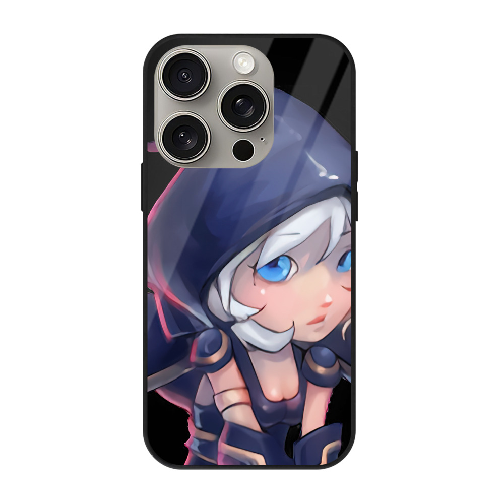 （画像用） リーグ・オブ・レジェンド League of Legends LOL 【iPhone15Pro対応】スマホケース 耐衝撃＆黄変防止 背面ガラス