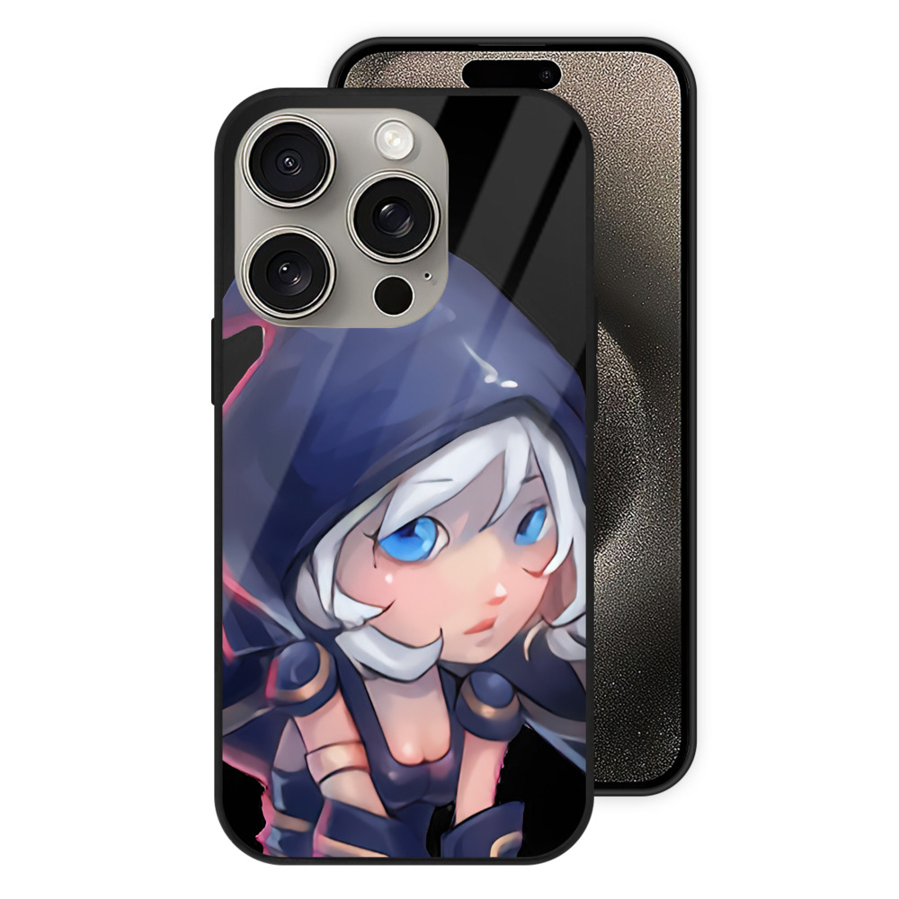 （画像用） リーグ・オブ・レジェンド League of Legends LOL 【iPhone15Pro対応】スマホケース 耐衝撃＆黄変防止 背面ガラス