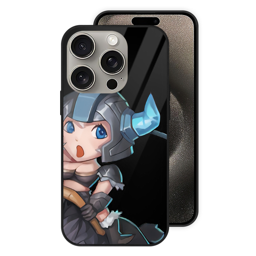 （画像用） リーグ・オブ・レジェンド League of Legends LOL 【iPhone15Pro対応】スマホケース 耐衝撃＆黄変防止 背面ガラス
