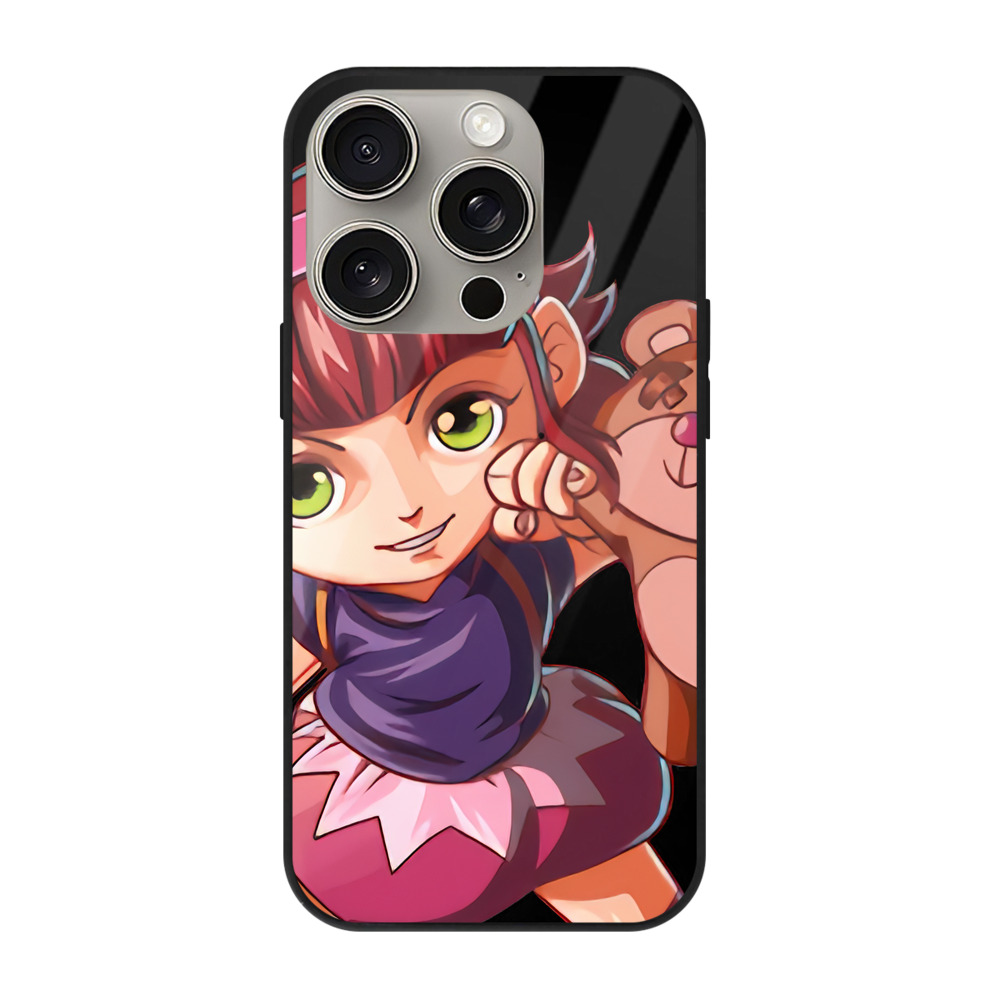 （画像用） リーグ・オブ・レジェンド League of Legends LOL 【iPhone15Pro対応】スマホケース 耐衝撃＆黄変防止 背面ガラス