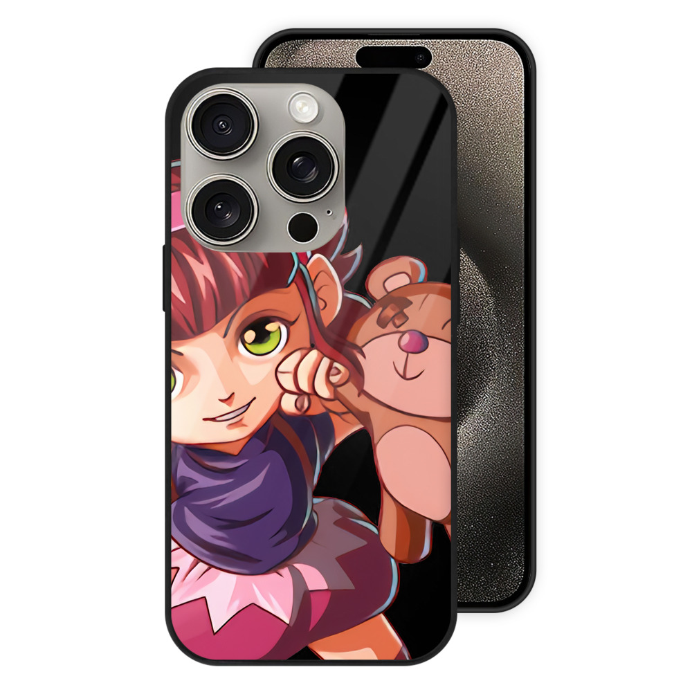 （画像用） リーグ・オブ・レジェンド League of Legends LOL 【iPhone15Pro対応】スマホケース 耐衝撃＆黄変防止 背面ガラス