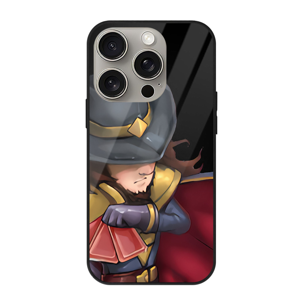 リーグ・オブ・レジェンド League of Legends LOL 【iPhone15Pro対応】スマホケース 耐衝撃＆黄変防止 背面ガラス