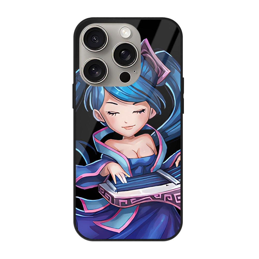 リーグ・オブ・レジェンド League of Legends LOL 【iPhone15Pro対応】スマホケース 耐衝撃＆黄変防止 背面ガラス