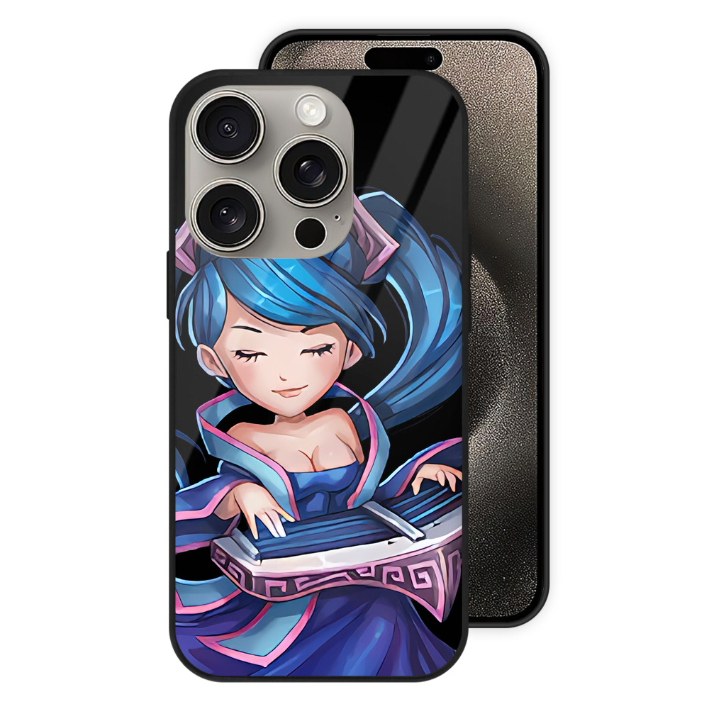 リーグ・オブ・レジェンド League of Legends LOL 【iPhone15Pro対応】スマホケース 耐衝撃＆黄変防止 背面ガラス