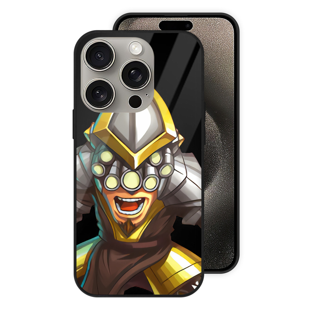 リーグ・オブ・レジェンド League of Legends LOL 【iPhone15Pro対応】スマホケース 耐衝撃＆黄変防止 背面ガラス