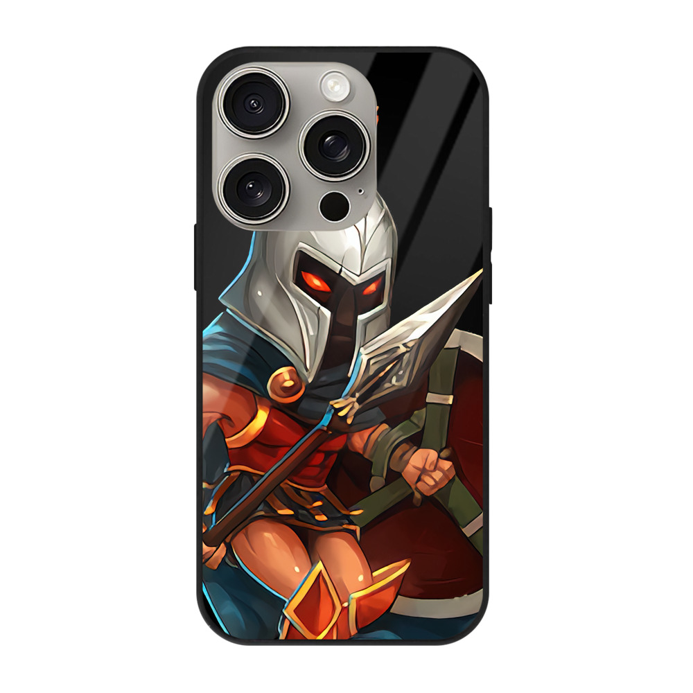 リーグ・オブ・レジェンド League of Legends LOL 【iPhone15Pro対応】スマホケース 耐衝撃＆黄変防止 背面ガラス