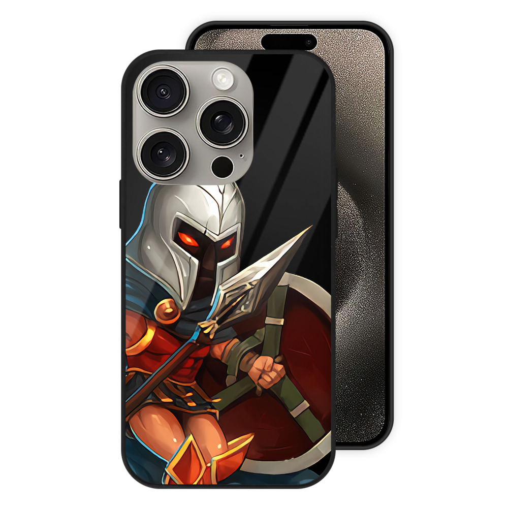 リーグ・オブ・レジェンド League of Legends LOL 【iPhone15Pro対応】スマホケース 耐衝撃＆黄変防止 背面ガラス