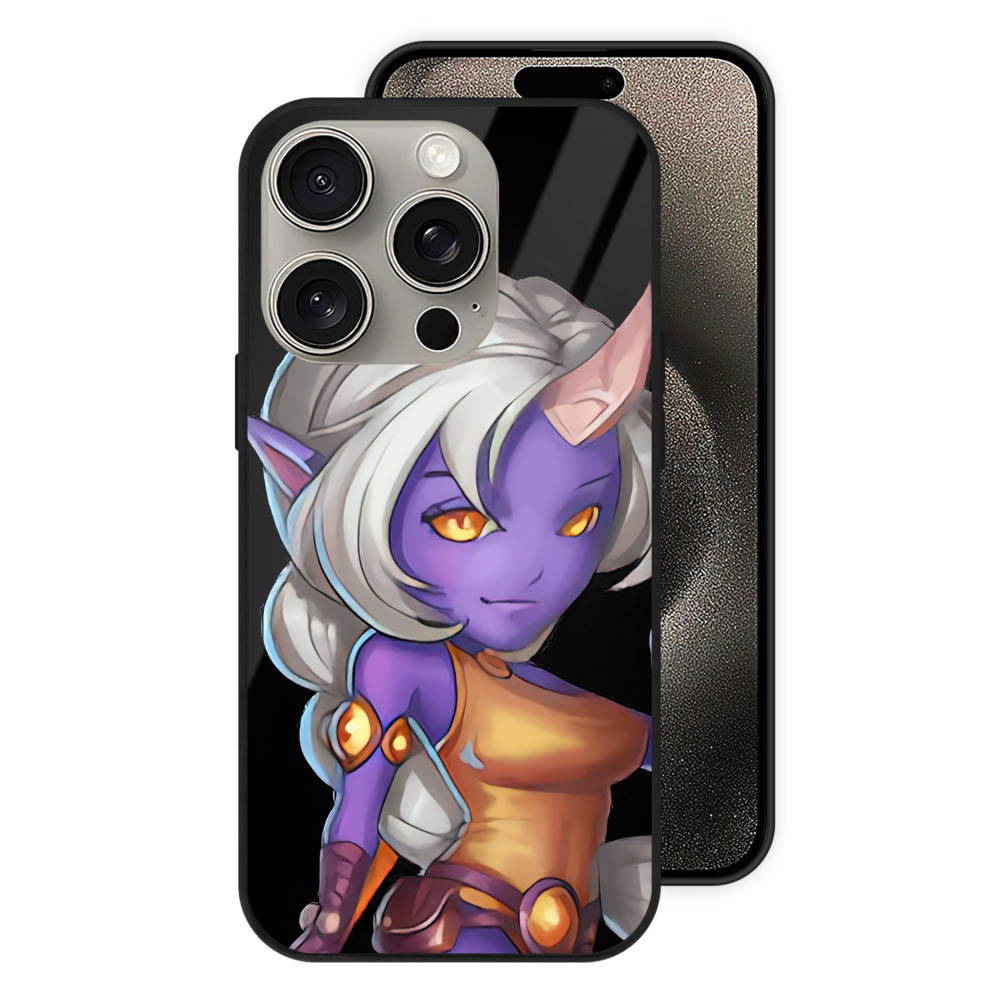 リーグ・オブ・レジェンド League of Legends LOL 【iPhone15Pro対応】スマホケース 耐衝撃＆黄変防止 背面ガラス