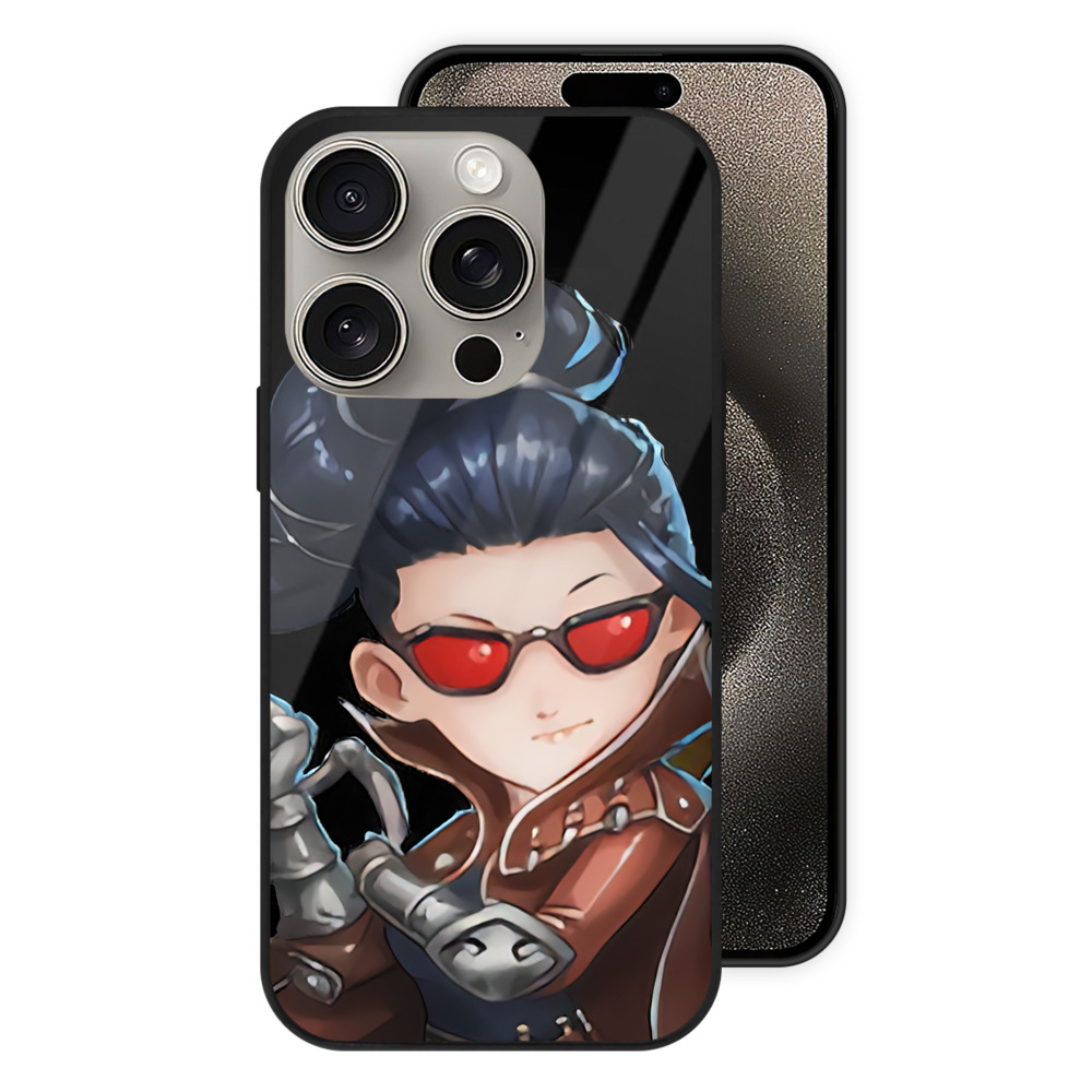 リーグ・オブ・レジェンド League of Legends LOL 【iPhone15Pro対応】スマホケース 耐衝撃＆黄変防止 背面ガラス