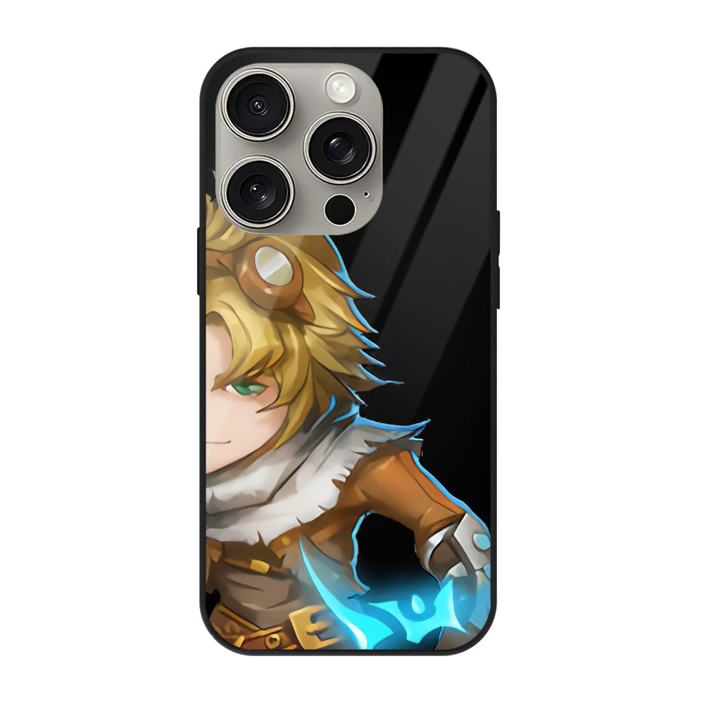 リーグ・オブ・レジェンド League of Legends LOL 【iPhone15Pro対応】スマホケース 耐衝撃＆黄変防止 背面ガラス