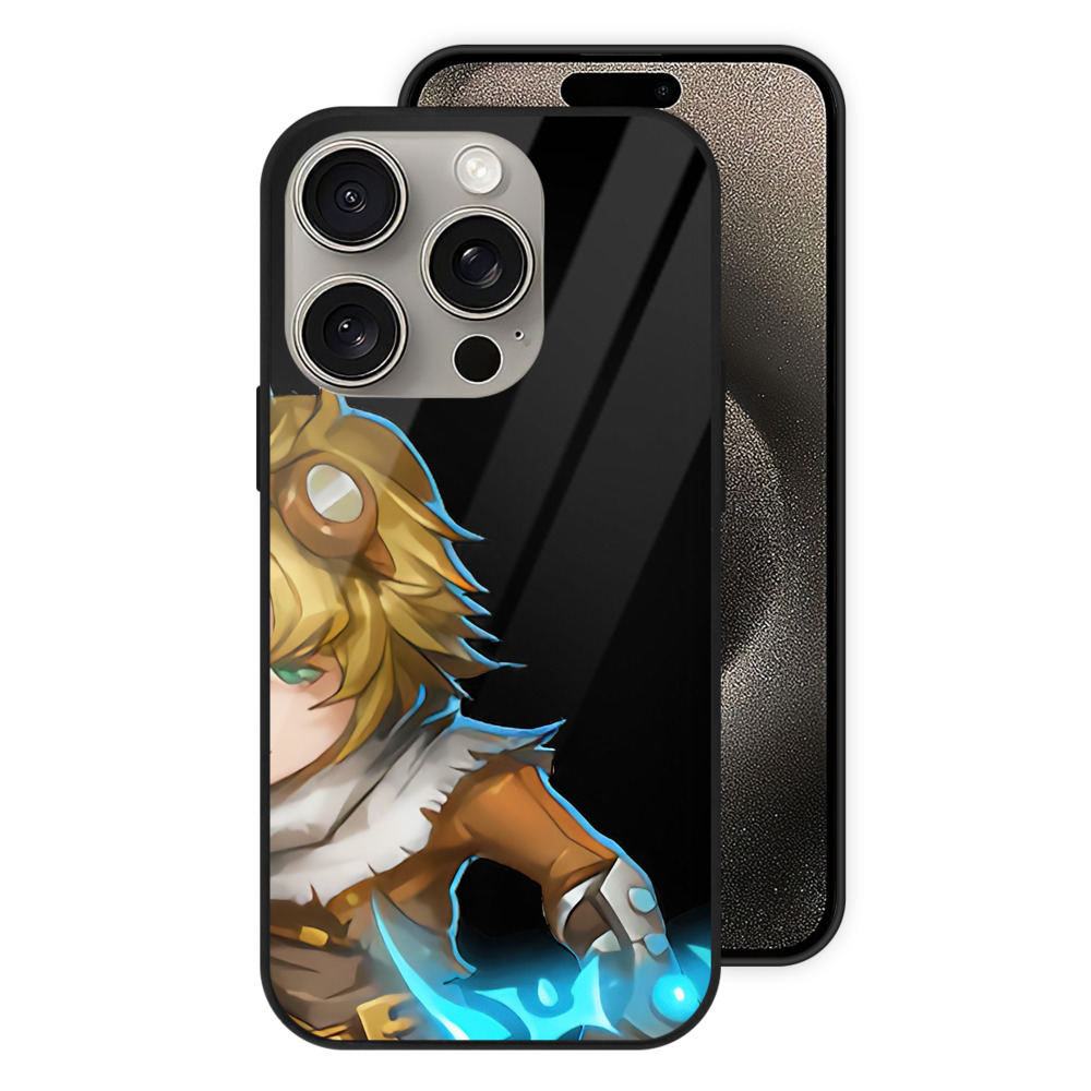 リーグ・オブ・レジェンド League of Legends LOL 【iPhone15Pro対応】スマホケース 耐衝撃＆黄変防止 背面ガラス