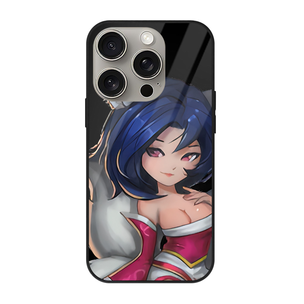 リーグ・オブ・レジェンド League of Legends LOL 【iPhone15Pro対応】スマホケース 耐衝撃＆黄変防止 背面ガラス