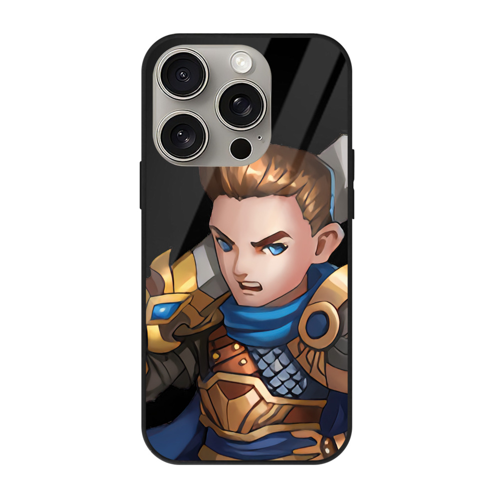 リーグ・オブ・レジェンド League of Legends LOL 【iPhone15Pro対応】スマホケース 耐衝撃＆黄変防止 背面ガラス