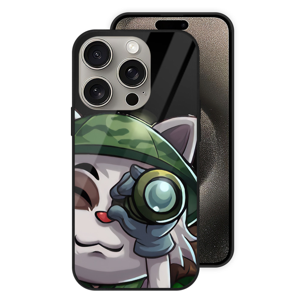 （画像用） リーグ・オブ・レジェンド League of Legends LOL 【iPhone15Pro対応】スマホケース 耐衝撃＆黄変防止 背面ガラス