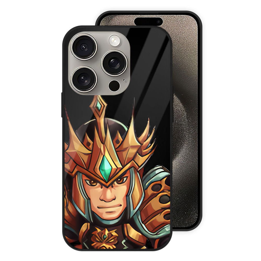リーグ・オブ・レジェンド League of Legends LOL 【iPhone15Pro対応】スマホケース 耐衝撃＆黄変防止 背面ガラス