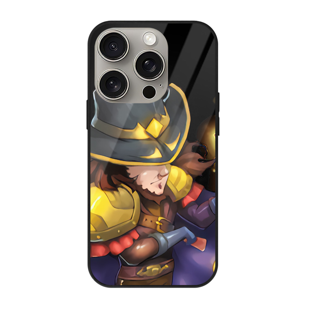 リーグ・オブ・レジェンド League of Legends LOL 【iPhone15Pro対応】スマホケース 耐衝撃＆黄変防止 背面ガラス