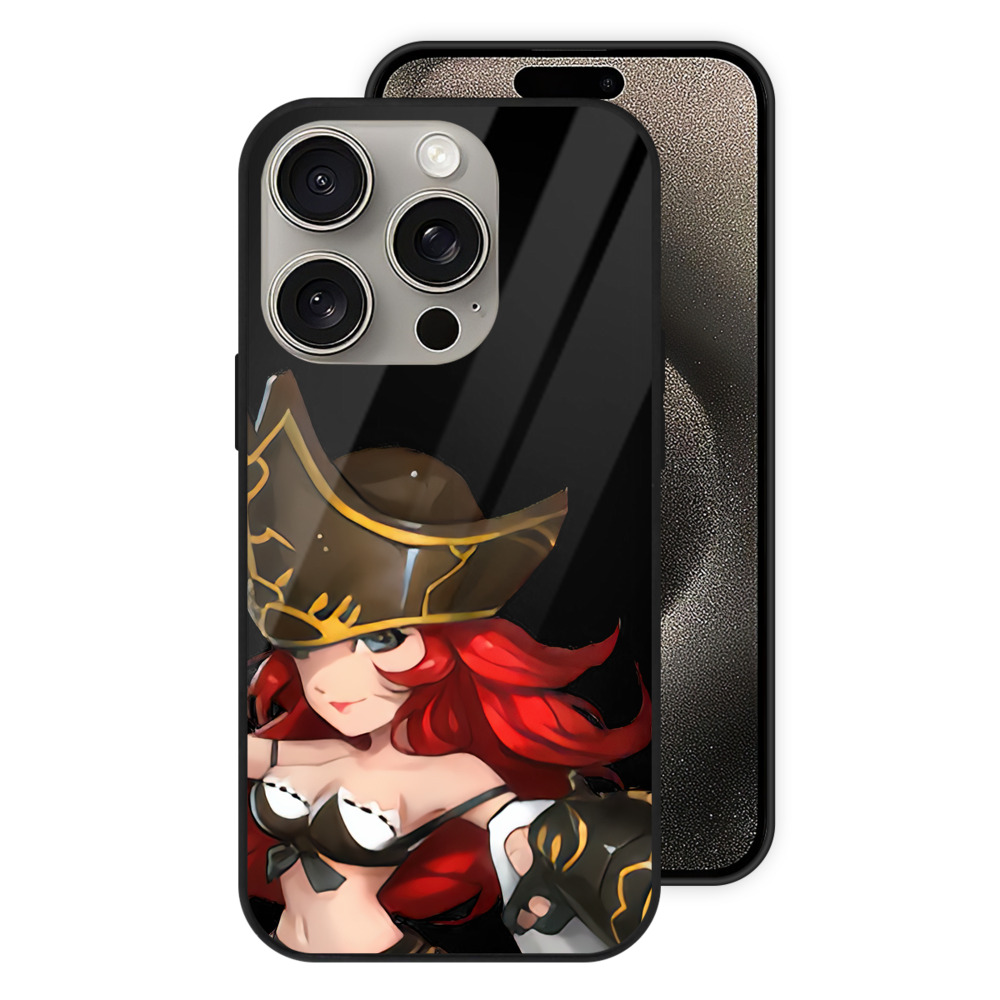 リーグ・オブ・レジェンド League of Legends LOL 【iPhone15Pro対応】スマホケース 耐衝撃＆黄変防止 背面ガラス
