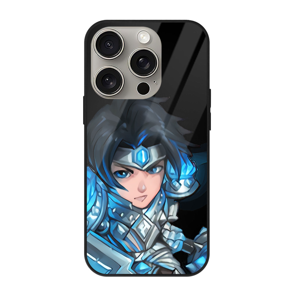 リーグ・オブ・レジェンド League of Legends LOL 【iPhone15Pro対応】スマホケース 耐衝撃＆黄変防止 背面ガラス