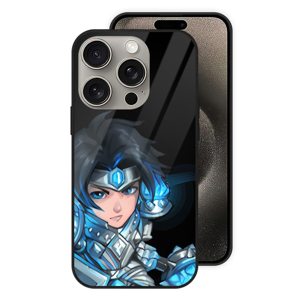 リーグ・オブ・レジェンド League of Legends LOL 【iPhone15Pro対応】スマホケース 耐衝撃＆黄変防止 背面ガラス