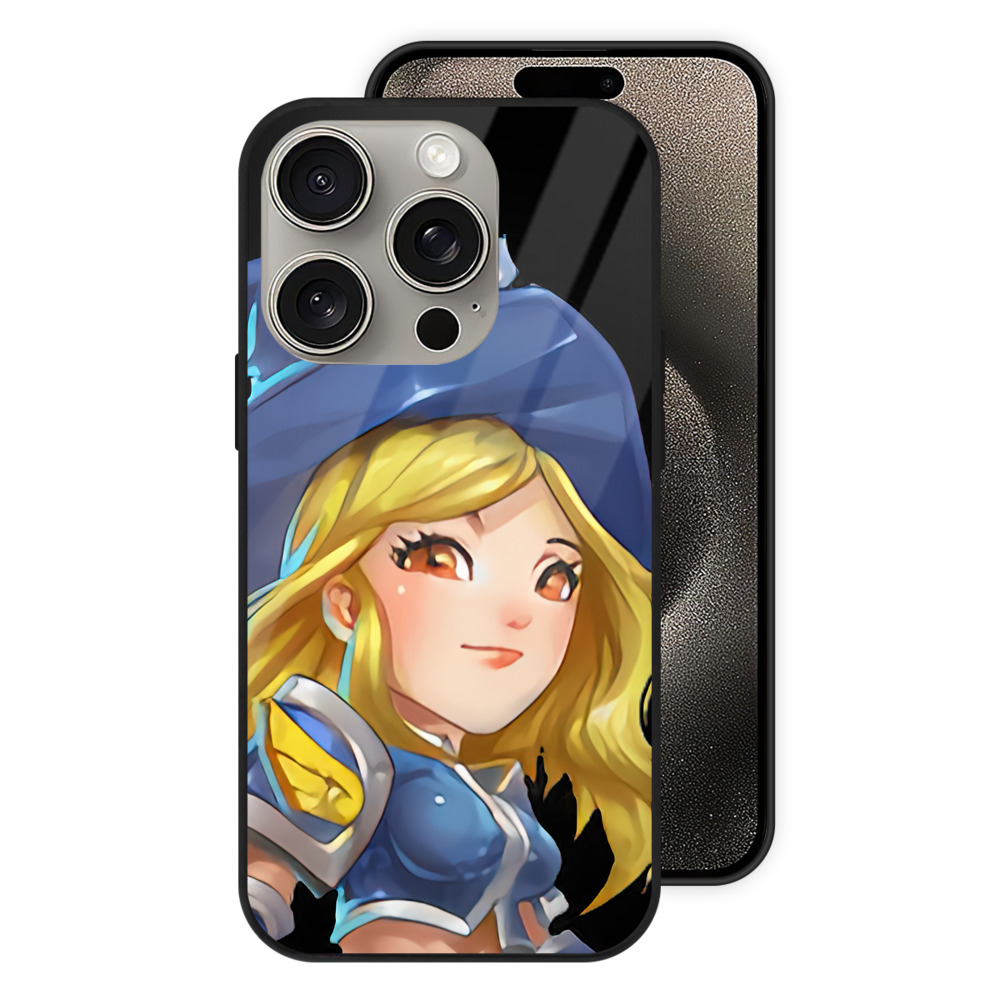リーグ・オブ・レジェンド League of Legends LOL 【iPhone15Pro対応】スマホケース 耐衝撃＆黄変防止 背面ガラス