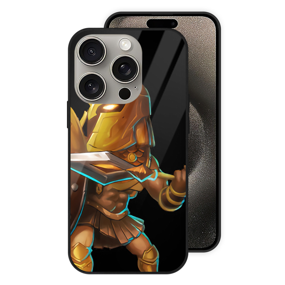 リーグ・オブ・レジェンド League of Legends LOL 【iPhone15Pro対応】スマホケース 耐衝撃＆黄変防止 背面ガラス