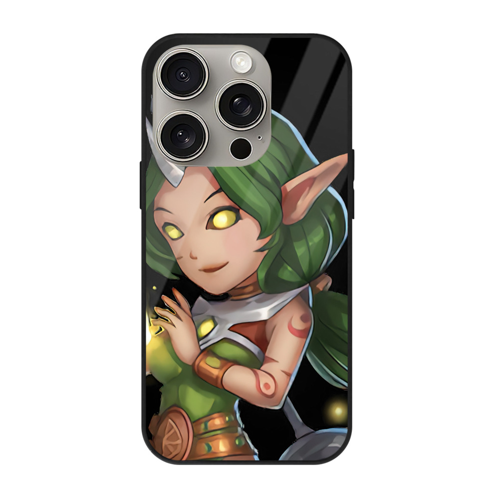 リーグ・オブ・レジェンド League of Legends LOL 【iPhone15Pro対応】スマホケース 耐衝撃＆黄変防止 背面ガラス