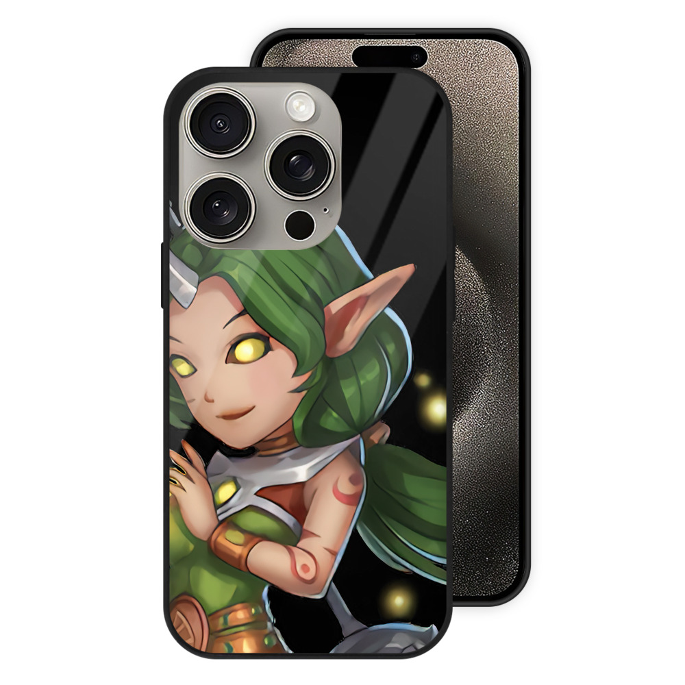 リーグ・オブ・レジェンド League of Legends LOL 【iPhone15Pro対応】スマホケース 耐衝撃＆黄変防止 背面ガラス