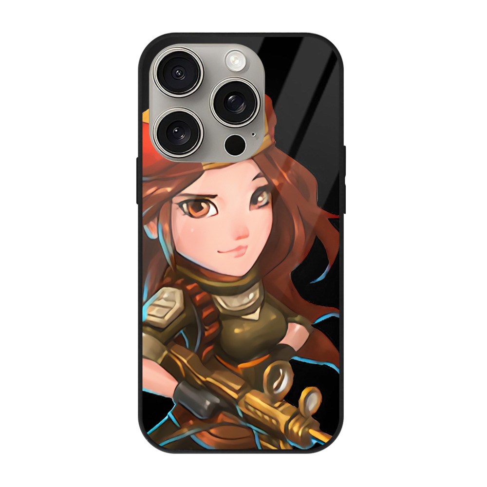 （画像用） リーグ・オブ・レジェンド League of Legends LOL 【iPhone15Pro対応】スマホケース 耐衝撃＆黄変防止 背面ガラス
