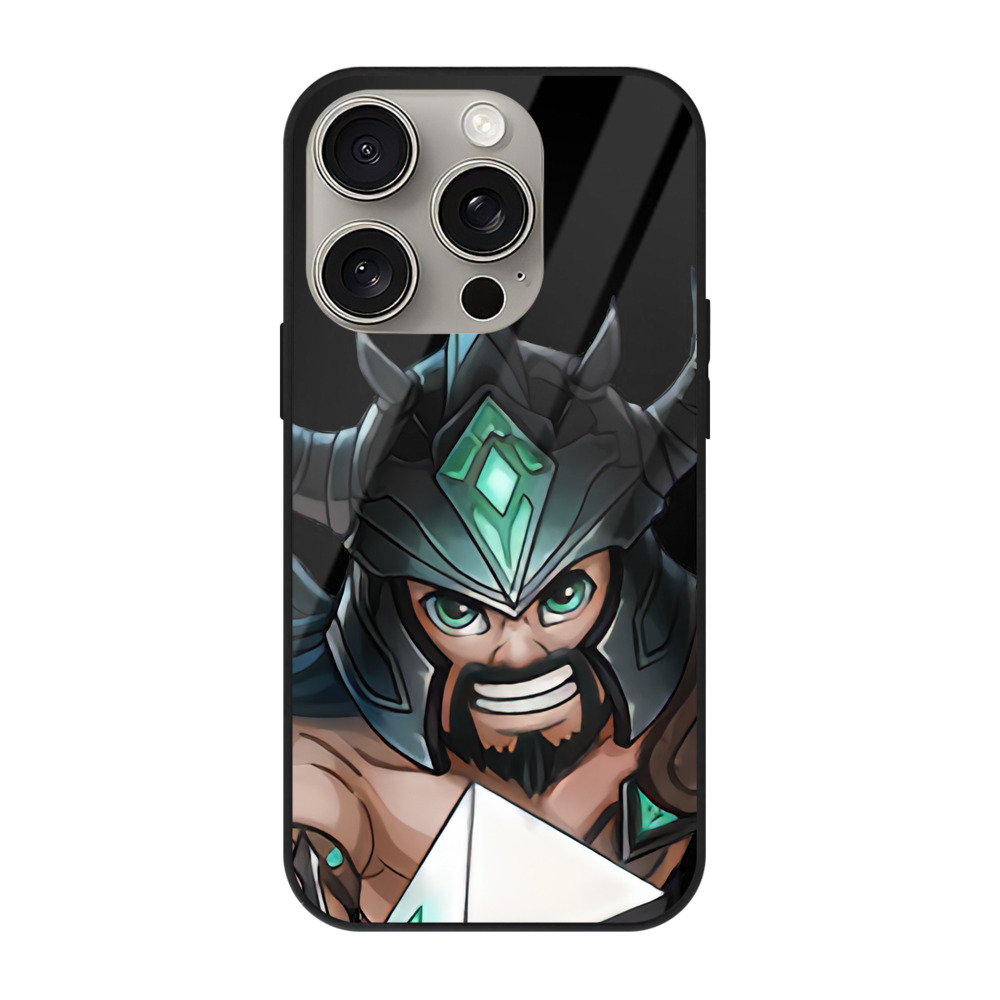 リーグ・オブ・レジェンド League of Legends LOL 【iPhone15Pro対応】スマホケース 耐衝撃＆黄変防止 背面ガラス